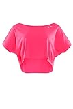 WINSHAPE Damen Winshape Short Super Light Women's Functional Dance Top Dt104 T Shirt, Neon-pink, M EU