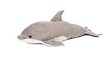 WWF 15176001 16370 Plüsch Delfin, realistisch gestaltetes Plüschtier, ca. 39 cm groß und wunderbar weich