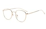 Blaulichtfilter Brille Damen Herren Metall Frame Retro Blockieren Blaulicht Gaming brille Computerbrille