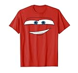 Disney Pixar Cars Lightning McQueen Big Face, Kurzarm , T-Shirt