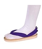 QYIFIRST Kimetsu no Yaiba Shinobu Kocho Cosplay Clogs Shoes slippers Sandals für Kostüm Lila Herren Damen 39 (Inside length 24cm)