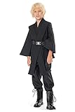 Bilicos Anakin Skywalker Kostüm Cosplay Kinder Anzug Uniform Schwarz L