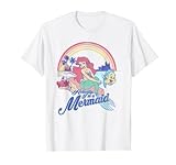 Disney Little Mermaid Pastel Rainbow Retro T-Shirt