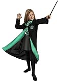 Funidelia | Harry Potter Slytherin Kostüm 100% OFFIZIELLE für Jungen und Mädchen Größe 10-12 Jahre  Hogwarts, Zauberer, Film und Serien - Farben: Bunt, Zubehör für Kostüm