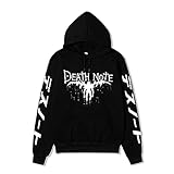Vocha Anime Merch Kleidung Death Note Hoodie Pullover Cosplay Hose (10,L,L)