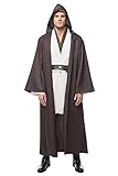 Fuman Kenobi Jedi Tunic Cosplay Kostüm Jedi Kostüme für Erwachsene Herren Cloak