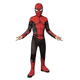 Rubies Offizielles Marvel Spider-Man No Way Home Klassisches Kinderkostüm in Schwarz und Rot, schwarz / rot, Medium