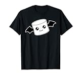 Marshmallow Süße Fledermaus Halloween Kostüm Lustig T-Shirt