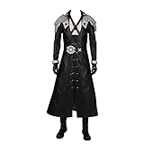 YXZCOS Kostüm Voll Set 【FF: Sephiroth, anfertigen Kleidung+Perücke+Schuhe】 Cosplay Komplett Kostüme Suit Kleid Halloween Bekleidung Party Anime Outfit