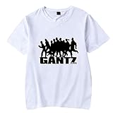 xhomeshop Anime Gantz T-Shirts Kei Kurono Kurzarm Pullover Jouichirou Nishi Pullover Masaru Katou T-Shirts Gantz Cosplay Sweatshirts