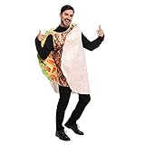 Spooktacular Creations Taco Kostüm Deluxe Set für Erwachsene Kostümparty, Trick oder Treating Halloween Dress Up Party (Standard)