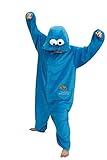 SMITHROAD Jumpsuit Tier Karton Fasching Halloween Kostüm Sleepsuit Cosplay Fleece-Overall Pyjama Schlafanzug Erwachsene Unisex Nachtwäsche S