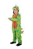 Fun Shack Grünes Dino Kostüm Kinder,Dinosaurier Kostüm Kinder T-Rex Kostüm Jungen und Mädchen, Faschingskostüme Kinder Größe L