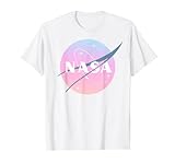 NASA Pastel Rainbow Classic Logo Graphic T-Shirt