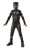 Rubie's Offizielles Kostüm Black Panther, Avengers, klassisch, Kindergröße M, 5-7 Jahre, Körpergröße 132 cm