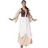 dressforfun 900549 - Damenkostüm schöne Müllerstochter, Mittelalterliches Kostüm in warmen Farben (L | Nr. 302525)