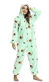 Erwachsene Unisex Einhorn Tiger Lion Fox Onesie Tier Schlafanzug Cosplay Pyjamas Halloween Karneval Kostüm Loungewear XL 174-183cm