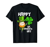 Happy St. Patrick's Day Leprechaun Männer Frauen Kinder Kids T-Shirt