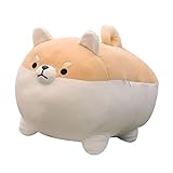OUKEYI Plüschtier Shiba Inu Plüsch-Hundespielzeug Anime Corgi Kawaii Plüsch weiches Kissen, Plüschtier Shiba Inu Plüsch Spielzeug Kissen Puppe Hund, (40,6 cm)