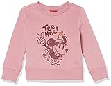 Amazon Essentials Disney | Marvel | Star Wars | Frozen | Princess Mädchen Sweatshirts aus Fleece mit Rundhalsausschnitt, Minnie Peace - Girls, 9 Jahre