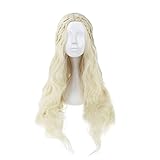 Cosplay Perücke von Daenerys Targaryen | Blond mit geflochtenen Haarbändern