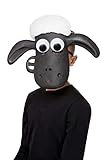 Smiffys 52353 Shaun The Sheep Eva-Maske, Unisex Erwachsene, Schwarz, Einheitsgröße