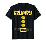 Grumpy Halloween Zwerg-Kostüm, farblich passend T-Shirt
