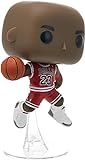 Michael Jordan [Bulls]: Funko POP! Basketball Vinyl Figure & 1 POP! Compatible PET Plastic Graphical Protector Bundle [#054 / 36890 - B]