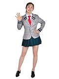 CoolChange Ochako Uraraka Cosplay Schuluniform | Mädchen Uniform für My Hero Academia Fans | Größe: L