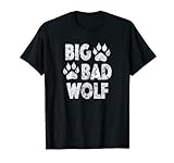 Big Bad Wolf Halloween-Kostüm mit Hundemotiv T Shirt
