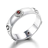 Kader Damen-Anime-Ring Howl's Cosplay S925 Silber Hayao Miyazaki Anime Howl Sophie Kostüm Ring Schmuck Geschenk für Frauen Mädchen, Einheitsgröße, Silber