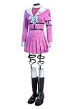 Dangan V3 Killing Harmony MIU Iruma Cosplay Kostüm Frauen Halloween Matrosen Uniform Outfits Gr. X-Large, rose