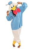 Donald Duck Disney Onesie Kigurumi Einteiler Onesie Kostüm Jumpsuit | SAZAC Kigurumi | für Kinder und Erwachsene | One Size Fits All (155 – 180 cm)