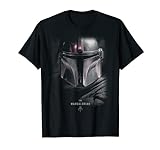Star Wars The Mandalorian Big Face Poster T-Shirt