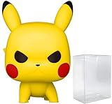 Pikachu [Attack Stance] Funko Pop! Vinyl Figure (Bundled with Compatible Pop Box Protector Case)
