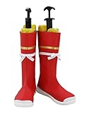 LINGCOS FGO Fate Grand Order Christmas Altera Cosplay Boots Red Shoes Cosplay Made Any Size Halloween Christmas Shoes 36 CustomMade