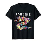 Imaginäres Fantasie Drachen T Shirt Geschenk Damen Herren T-Shirt