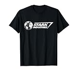 Marvel Iron Man Stark Industries Logo White T-Shirt