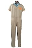Hinevey Loki Kostüm TVA Gefängnis Cosplay Jacke Hemd Halloween Uniform Hose Outfit Laufeyson Anzug Mantel Set M, Gelb