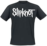 Slipknot White Logo Männer T-Shirt schwarz XL 100% Baumwolle Band-Merch, Bands, Nachhaltigkeit