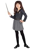 Harry Potter Mädchen Kostüm Kleid Hermione Schwarz 152