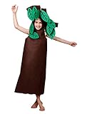 Matissa Früchte Gemüse und Natur Kostüme Anzüge Outfits Kostümfest für Jungen und Mädchen (Baum)