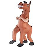 Morph Aufblasbares Pferde Kostüm für Erwachsene, lustiger riesiger Tieranzug, Halloween Karneval Partys