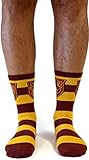 Sabor Srl Gryffindor Socken, Original Socken für Erwachsene, Offizielles Produkt, Gelb und Rot (44-46)