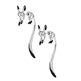 Holibanna 1 Pair Fox Baumeln Ohrringe 3D Tier Stud Ohrringe Fashion Statement Ohrringe Tropfen Anhänger Ohr Schmuck für Frauen Mädchen Dame Schmuck Geschenk Weiß