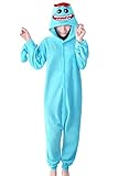 wotogold Tier Rick Pyjama Unisex Erwachsene Cosplay Kostüme Blue