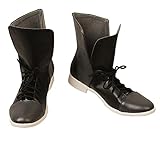 LINGCOS True Damage the Unforgiven Yasuo Cosplay Boots Black Shoes Custom Made for Unisex 43 CustomMade