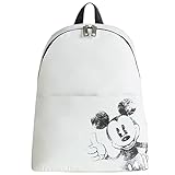 Desigual Mombasa Mickey Mouse Rucksack Big Bagpack Rucksackhandtasche Groß (Weiß)