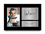HWC Trading Sean Connery A4 Ungerahmt Signiert Gedruckt Autogramme Bild Druck-Fotoanzeige Geschenk Für James Bond Filmfans