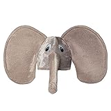 Boland 99949 - Erwachsenenhut Elefant, mit grauen Ohren und Rüssel, Karneval, Themenparty, Mottoparty